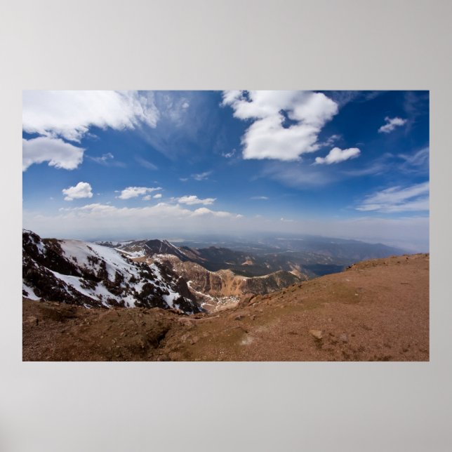 Pôster Ver do pico da Cúpula de Pikes (Frente)