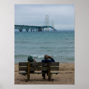 Poster Ver ponte Mackinac