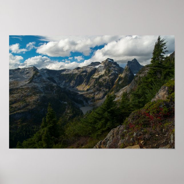 Pôster Ver sobre os lagos do Oriente Médio e Inferior (Frente)