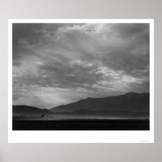 Poster Ver SW Sobre Manzanar, Tempestade de Poeira 1943