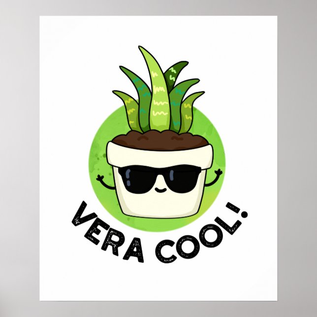 Poster Vera Legal Funny Aloe Vera Pun (Frente)