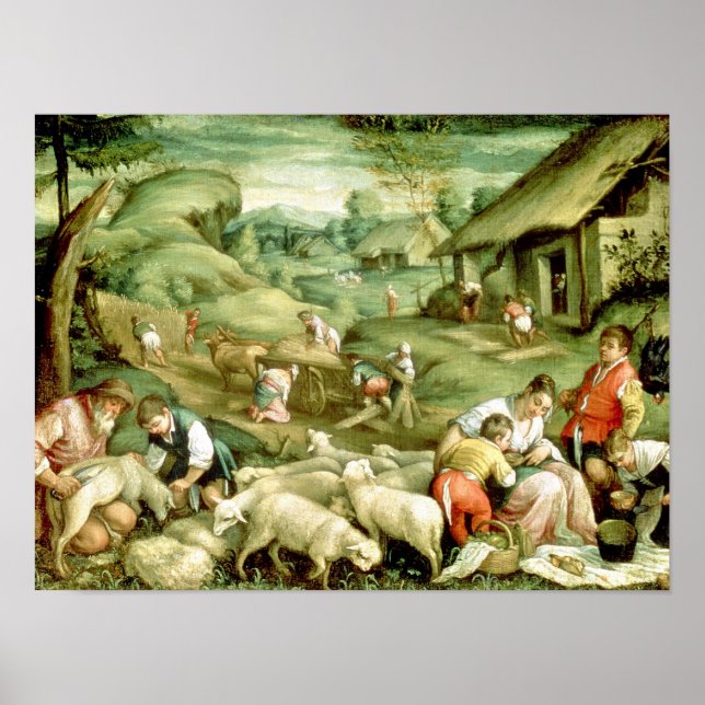 Pôster Verão, 1570-80 (Frente)