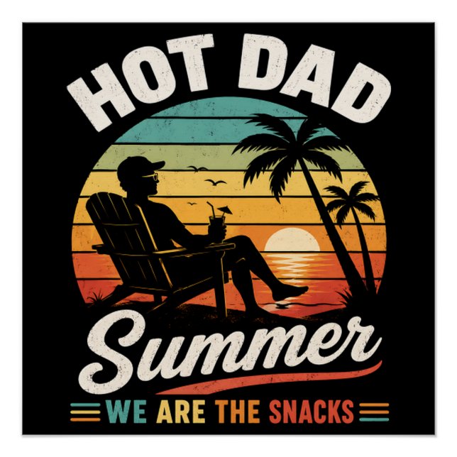 Pôster Verão de Pai Quente Nós Somos os Lanches (Frente)