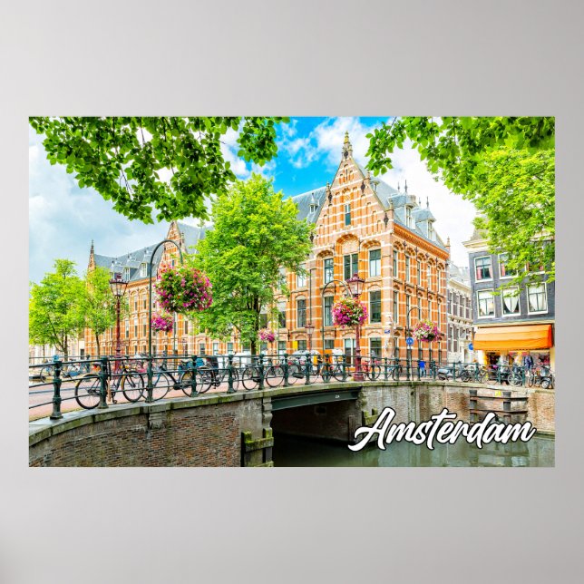 Poster Verão Em Amesterdã, Países Baixos (Frente)