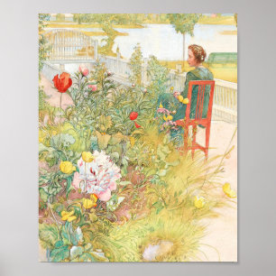 Poster Verão Em Sundborn Por Carl Larsson