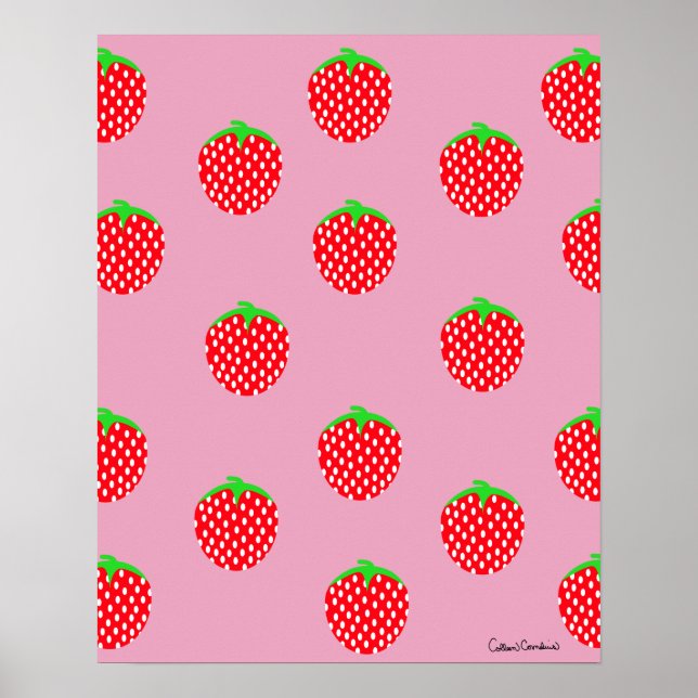 Poster Verão Lindamente de Morango (Frente)