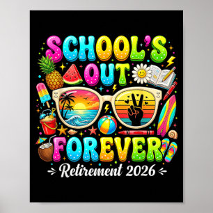 Poster Verão Vida Aposentada Aposentadoria 2026 Mãe Féria