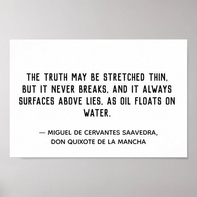 Poster Verdade Nunca Quebra Cotação (Frente)