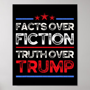Poster Verdade Sobre Trump, Anti-mentiras, Anti-ódio, Ant
