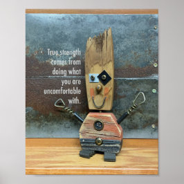 Poster Verdadeira Força é Desconfortável