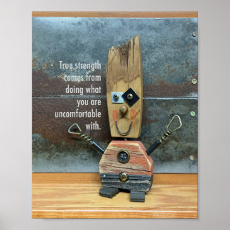 Poster Verdadeira Força é Desconfortável