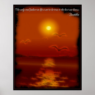 Poster verdadeiro das citações de Buddha