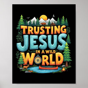 Poster Verdadeiro Norte Vbs Confiar em Jesus Em Um Mundo
