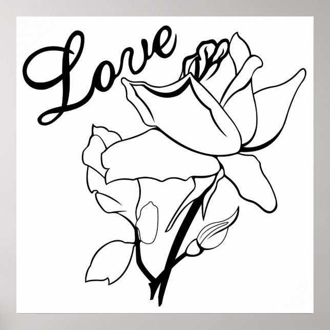 Pôster Verdadeiro Rosa Cardíaco Mais Doce (Frente)