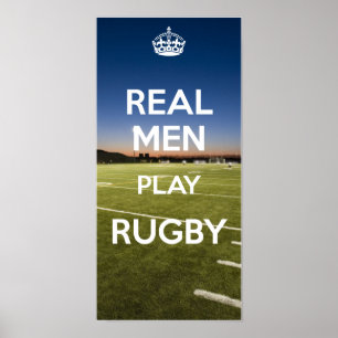 PÔSTER VERDADEIROS HOMENS JOGAM RUGBY