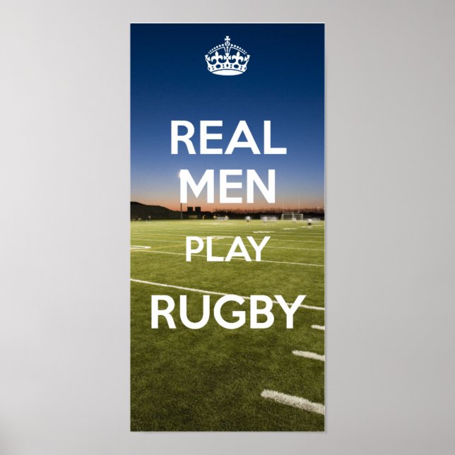 PÔSTER VERDADEIROS HOMENS JOGAM RUGBY (Frente)