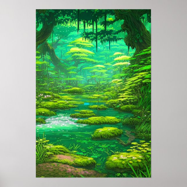 Poster Verdant Wetlands (Frente)