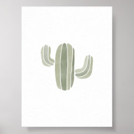 Poster verde-cactus