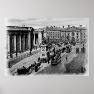 Pôster Verde da faculdade, Dublin, c.1900