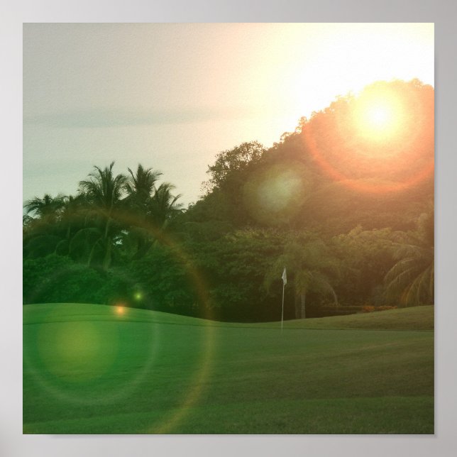 Poster Verde de Golfe (Frente)