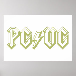 Poster Verde de PG/VG