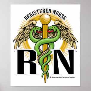 Pôster Verde do Caduceus do RN