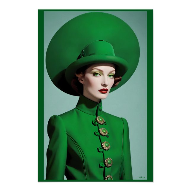 Pôster Verde dos Irlandeses (Frente)