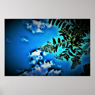 Poster Verde em Azul,