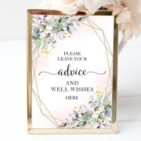 Verde Eucalyptus Advice E Wish Sign