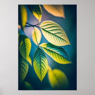 Poster Verde Folm Calm Tranquil Natureza Campanha Pacífic