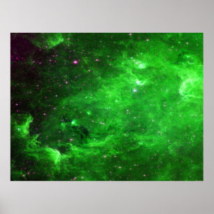 Poster verde infravermelho do valor da nebulosa de
