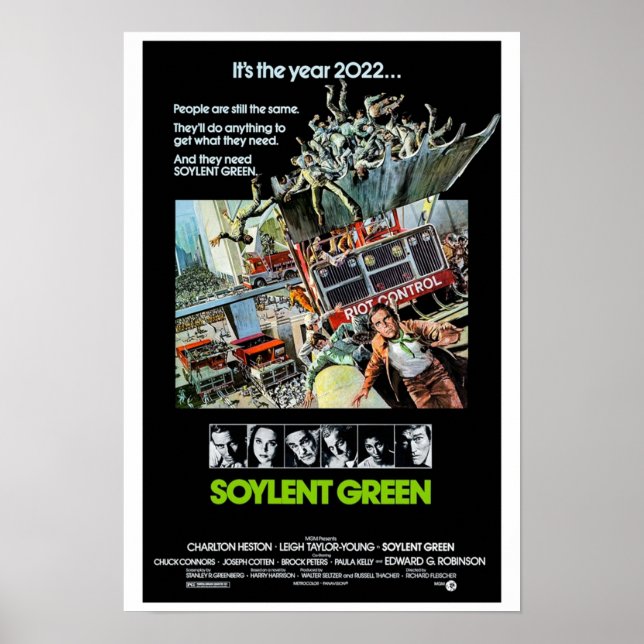 Poster Verde Soylent 1973 (Frente)