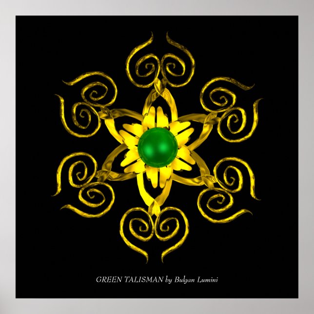POSTER VERDE TALISMAN (Frente)
