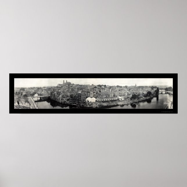 Pôster Verdun France WI Damage Foto 1919 (Frente)