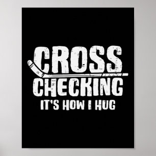Poster Verificação Cruzada Como Eu Abraço Hockey No Gelo