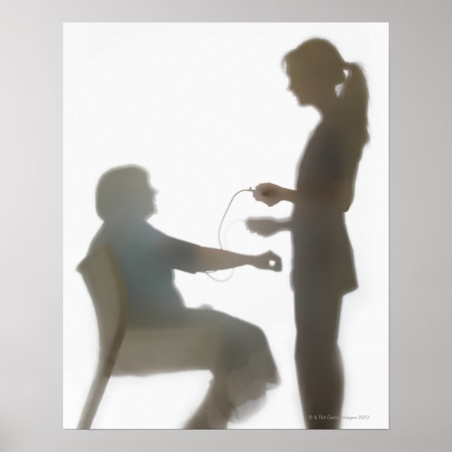 Poster Verificação de saúde do mais velho/leitura da pres (Frente)