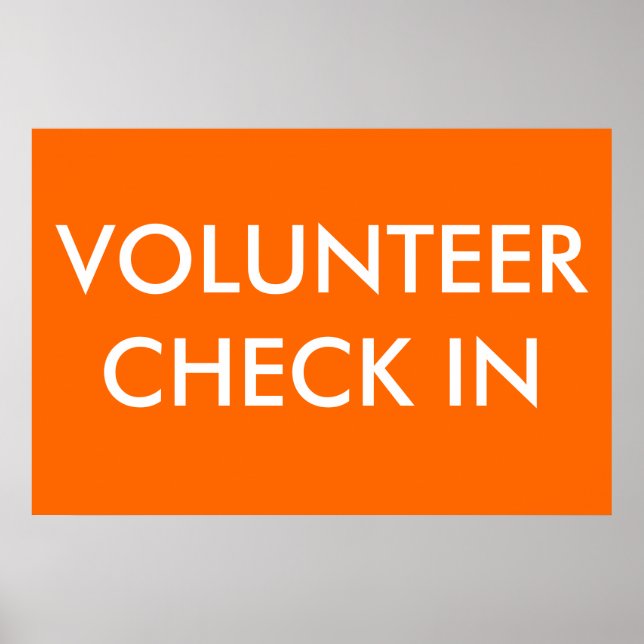 PÔSTER VERIFICAÇÃO DO VOLUNTÁRIO (Frente)