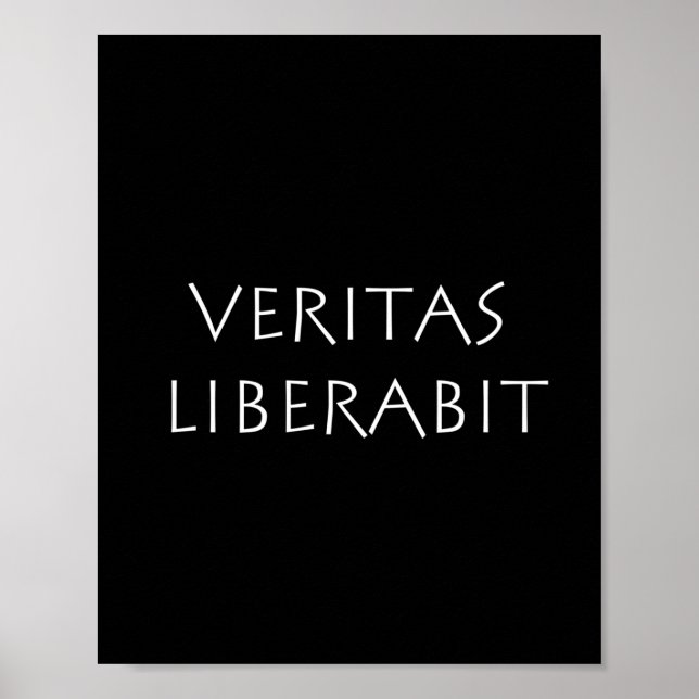 Poster Veritas liberabit (Frente)