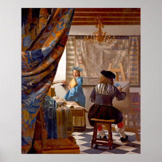 Poster Vermeer - A Arte da Pintura
