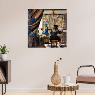 Poster Vermeer - A Arte da Pintura