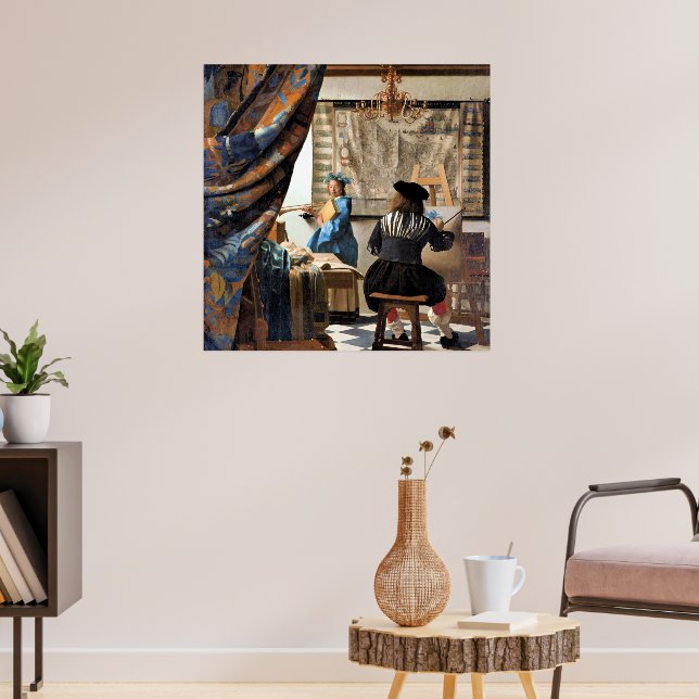 Poster Vermeer - A Arte da Pintura (Sala de Estar 3)