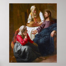 Vermeer - Cristo na Casa de Marta e Maria