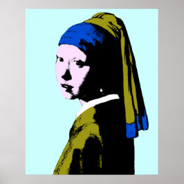 Poster Vermeer' Pearl Earring ala