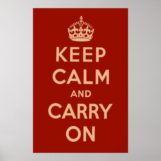 Pôster Vermelho Clássico (Frente)