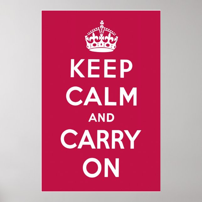 Poster Vermelho de framboesa (Frente)