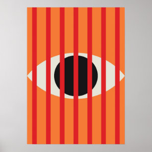 Poster Vermelho de Olho