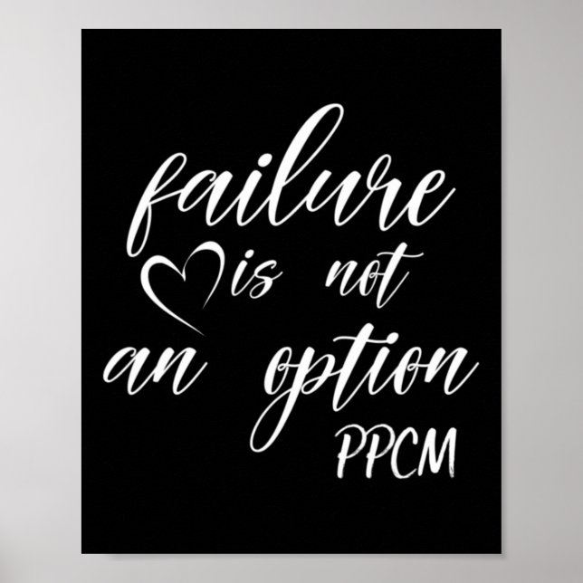 Poster Vermelho - Falha Não E Ppcm Opção (Frente)