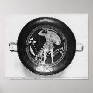 Pôster Vermelho-figura copo do sótão