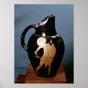 Poster Vermelho-figura oinochoe do sótão