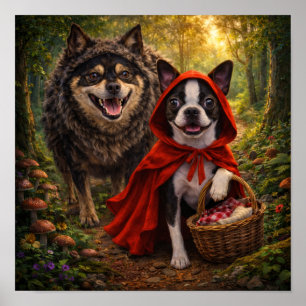 Poster "Vermelho & O Lobo" (2)